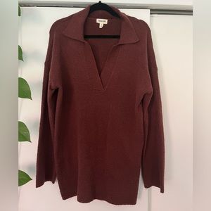 Open Edit collared sweater